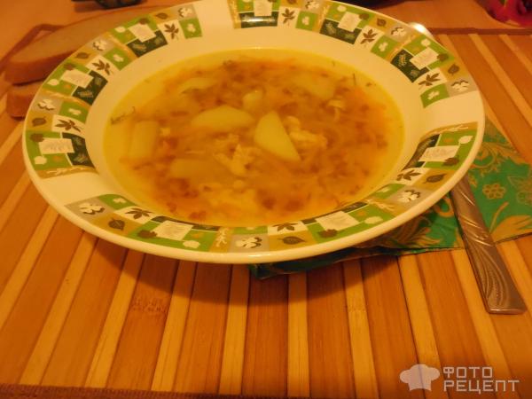 Суп из филе индейки фото