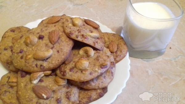 Овсяно-ореховое печенье фото