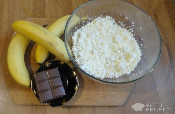 Пломбир из творога с бананом и шоколадом фото