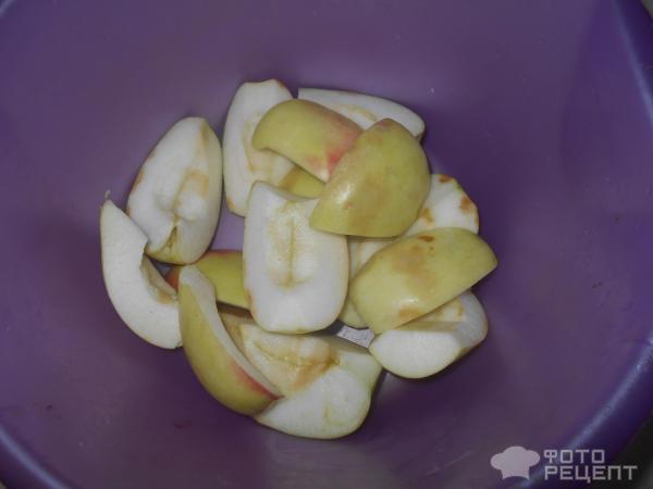 Слоеный пирог с яблоками фото