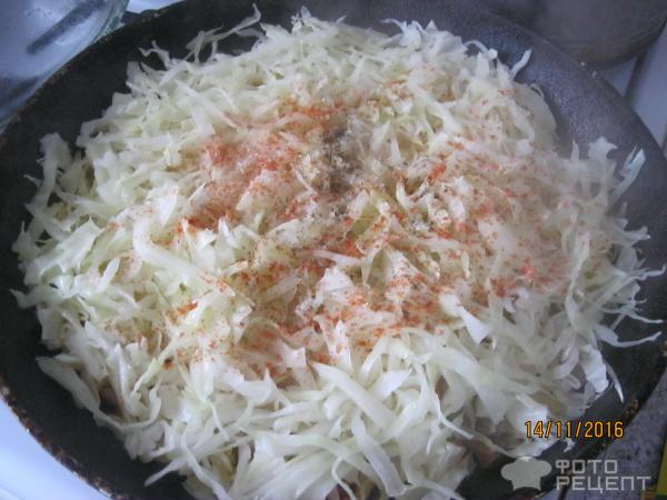 Макароны тушенные с курочкой и овощами фото