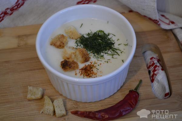 Суп-пюре с сыром и рисом фото