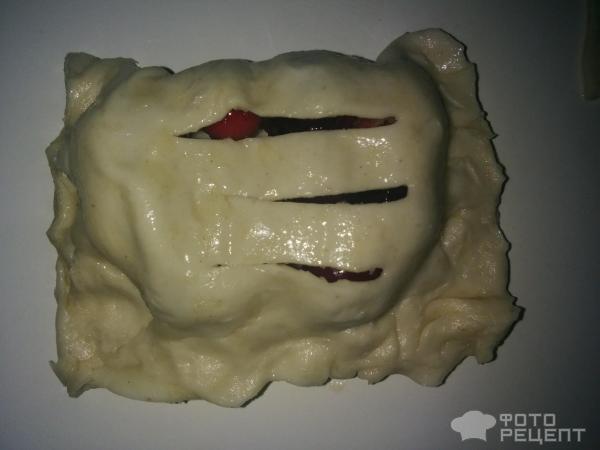 Слойки с клюквой фото