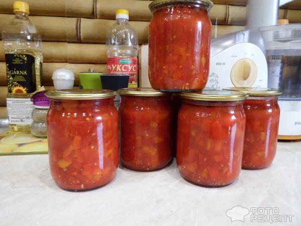 Заправка из перцев и помидоров фото