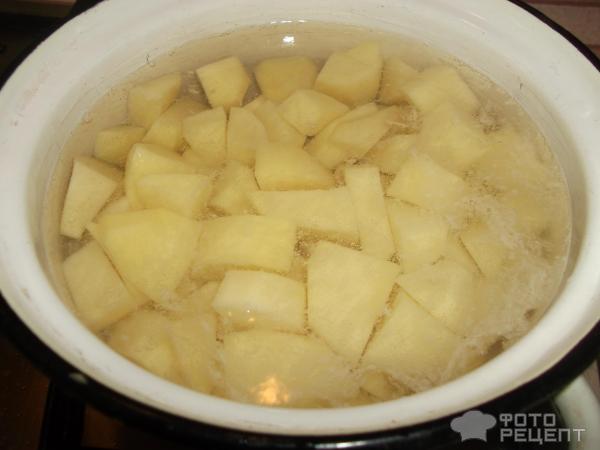 Жаркое из картофеля с жареными грибами фото