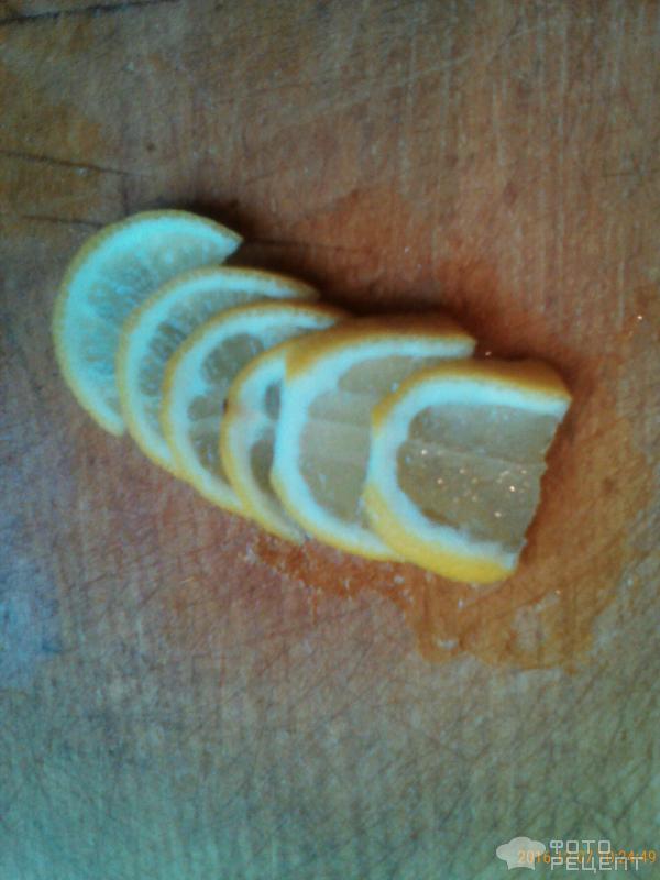 Скумбрия запеченная с лимоном фото