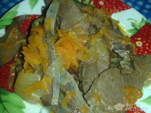 Свиное сердце тушеное с овощами фото