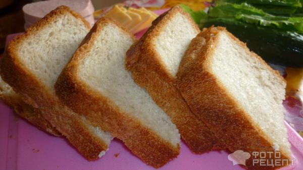 Бутерброды с колбасой фото