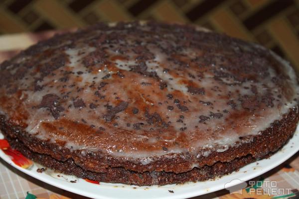 Рецепт: Торт Черный принц - Любимый торт из детства-с черной смородиной и сметаной!