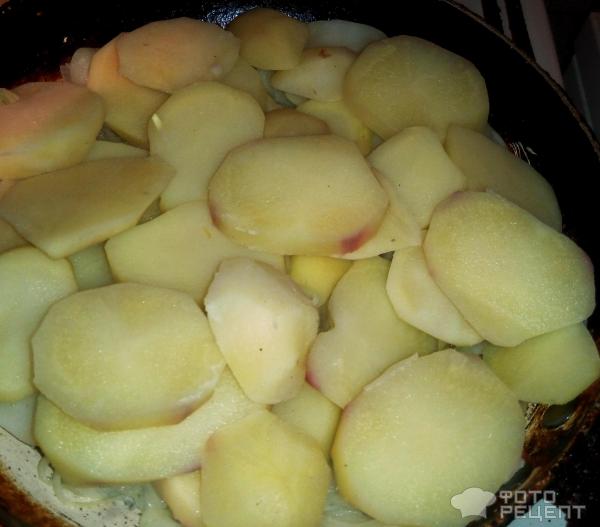 Картофель под соусом фото