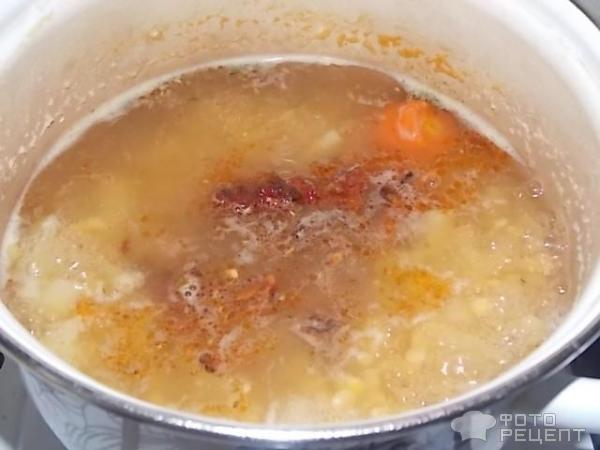 Постный гороховый суп фото