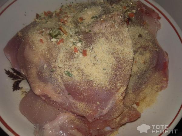 Тушеная курица с картошкой и грибами в мультиварке, пошаговый рецепт.