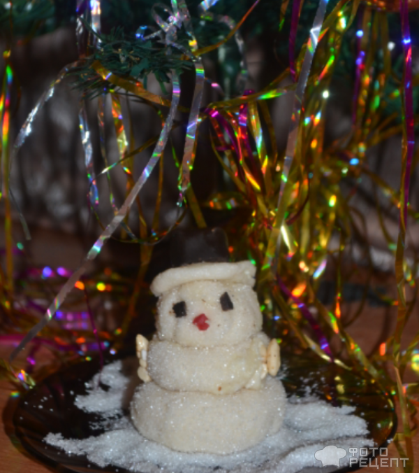 Творожные Снеговики на Новый год фото