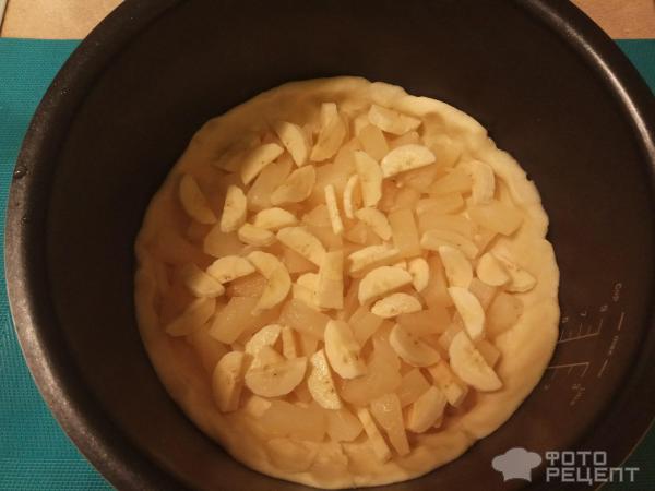 Пирог с консервированными ананасами фото
