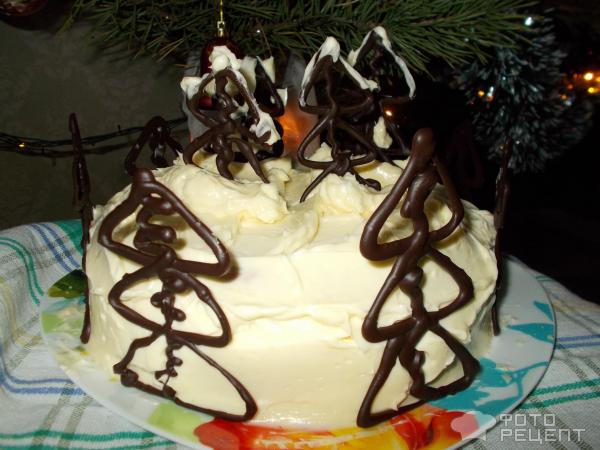 Торт Шоколадные елки фото