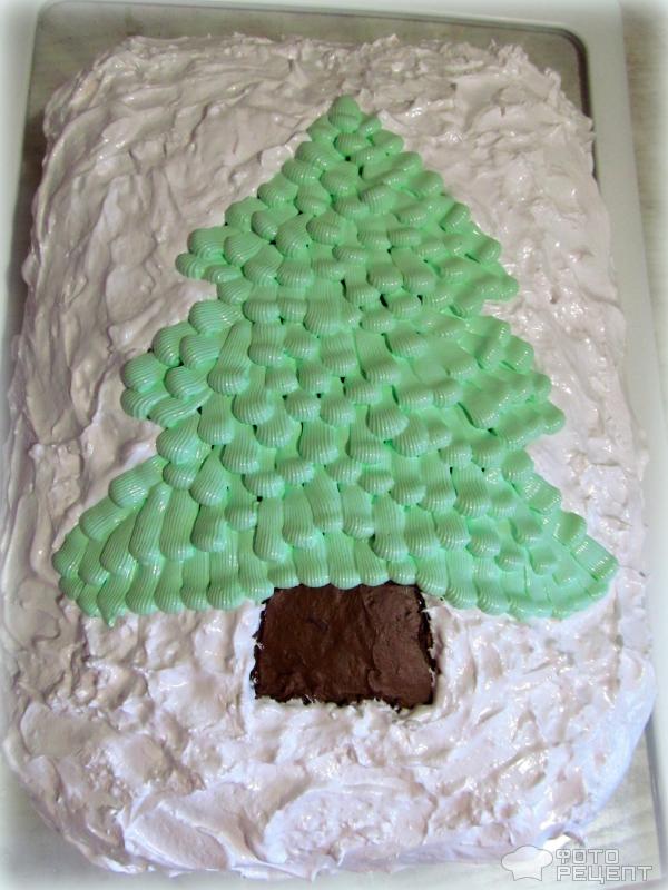 Торт Рождественская елка фото