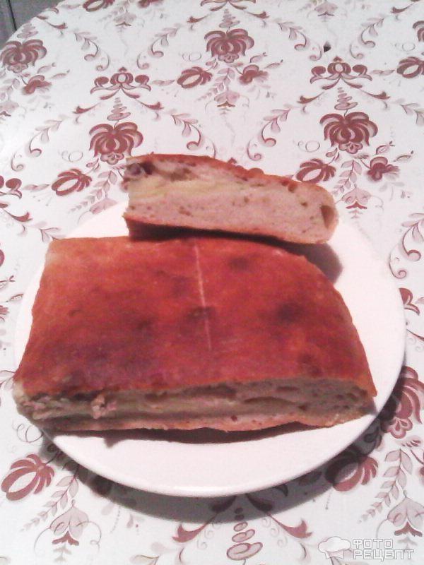 Пирог с картошкой и свининой фото