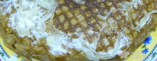 Печеночный блинный торт из телячьей печени рецепт с фото