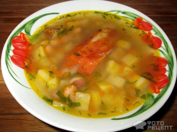 Вкусный суп из красной консервированной фасоли. Рецепт с видео