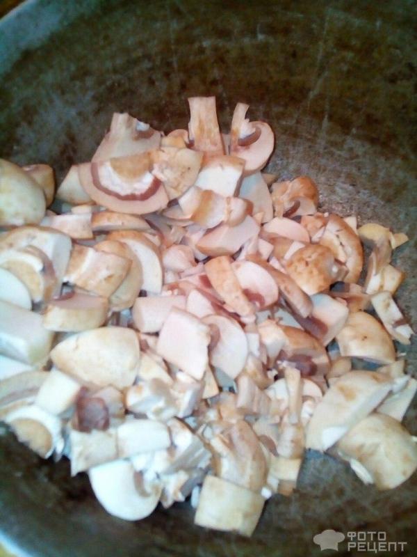 Лазанья с грибами фото
