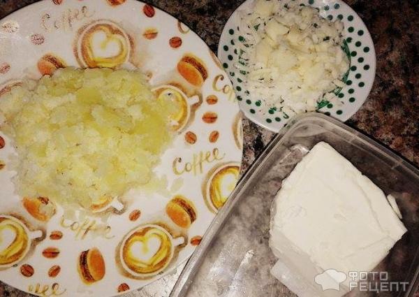 Картофель с сырной начинкой фото