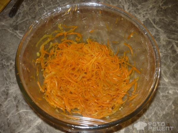 Готовая морковь по корейски без острого перца.