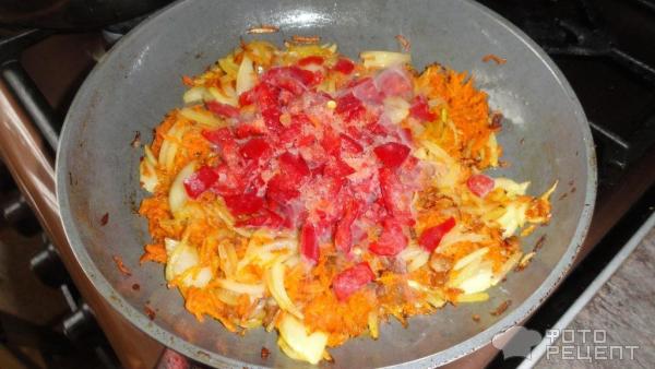 Капуста тушеная с овощами фото
