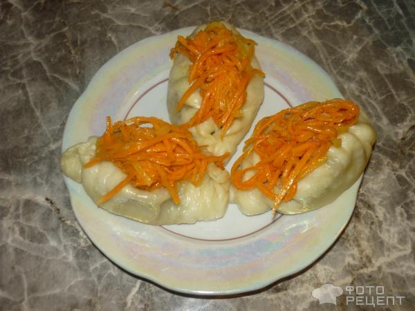 Пирожки пян-се с морковью по корейски