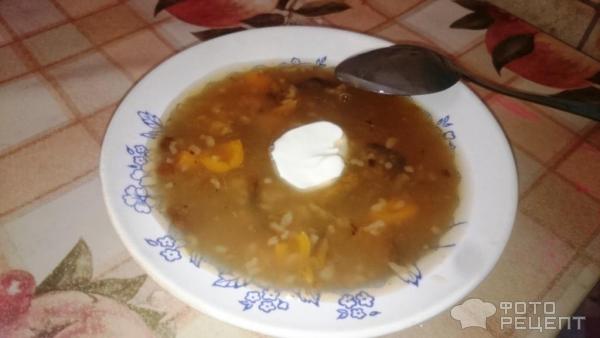 Суп из сухофруктов с рисом