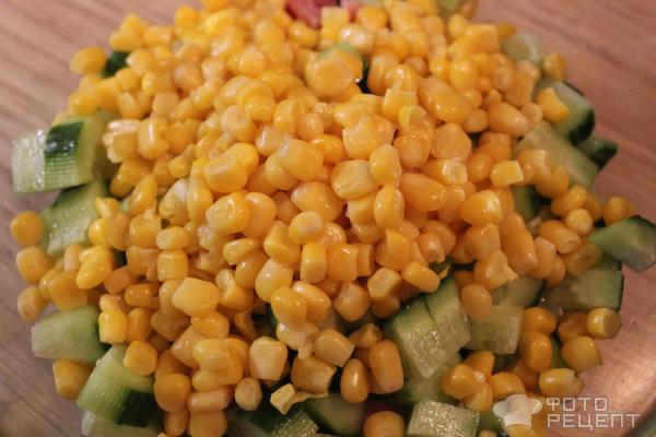 Салат с ветчиной и кукурузой - рецепт с фотографиями - Patee. Рецепты