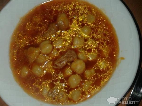 Турецкий суп с нутом фото