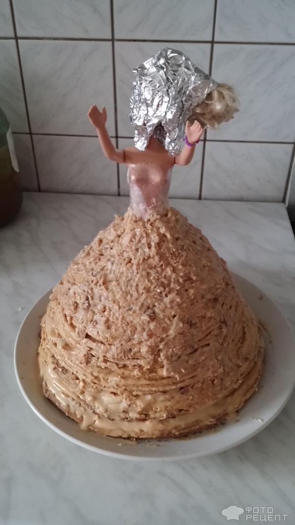 Медовый торт Кукла фото