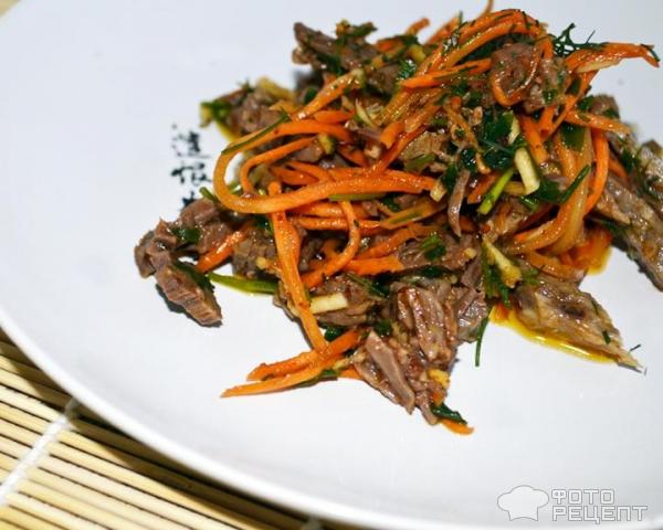 Мясной салат по-китайски фото