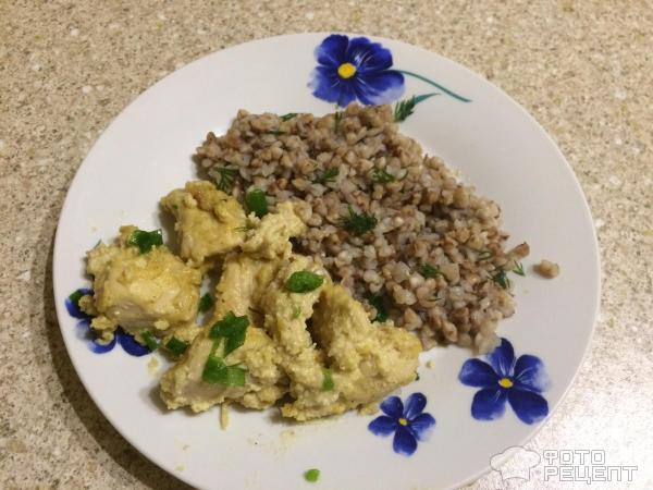 Куриное филе по-строгановски фото