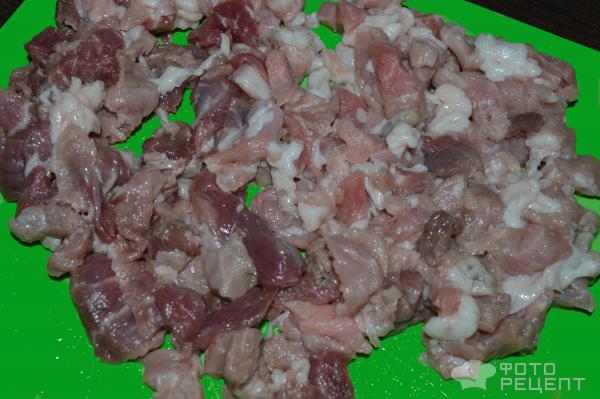 Произвольно нарезанное мясо (свинина)