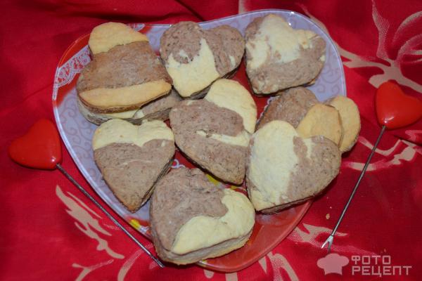 Романтическое печенье ко Дню всех влюбленных фото