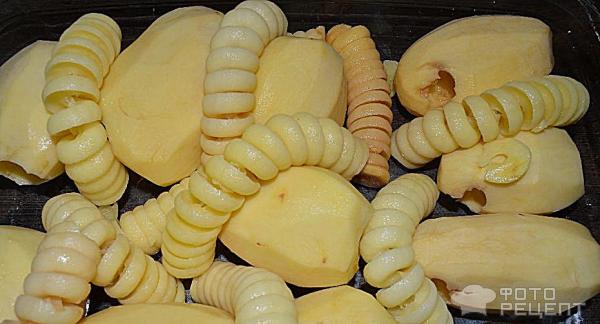 Картофель со спиральками