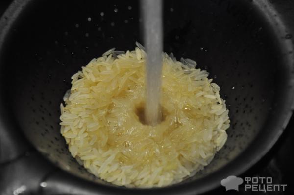 Рецепт Салат из печени трески с рисом