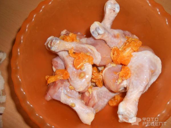 Курица с мандаринами фото