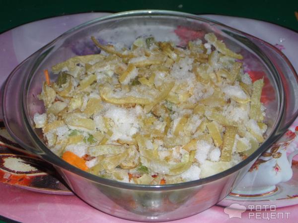 Слоенная куриная грудка с картофелем и овощами фото