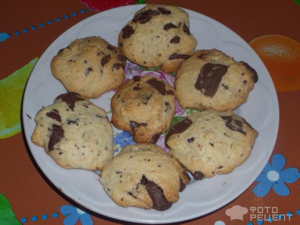 Американское печенье с шоколадом фото