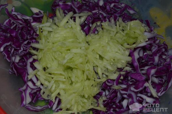 Салат с краснокочанной капустой и колбасой - рецепт с фотографиями - Patee. Рецепты