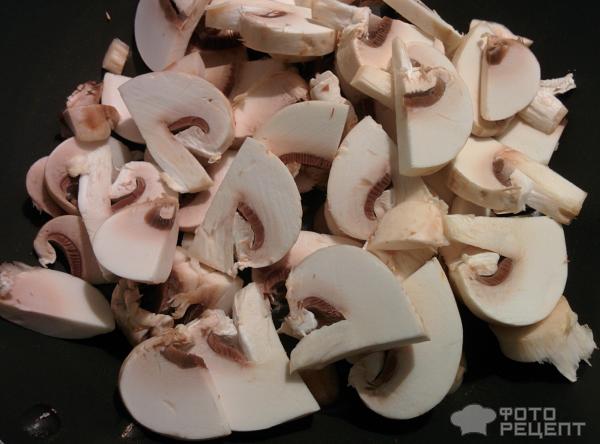 Зимний салат с грибами фото
