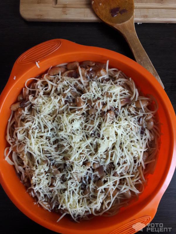 спагетти с фасолью