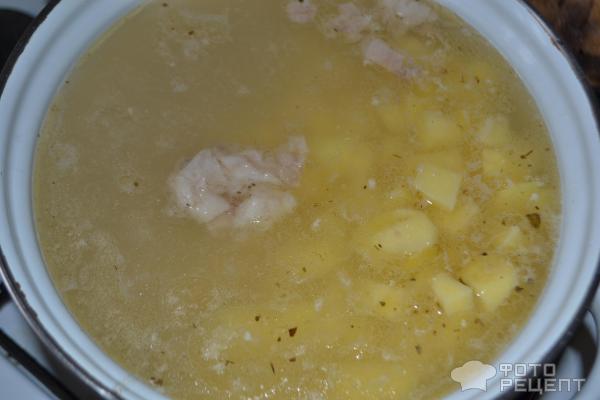 Куриный суп с сырными рулетиками фото