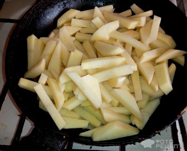 Картофель жареный с яйцами и зеленым луком - Рецепты от malino-v.ru