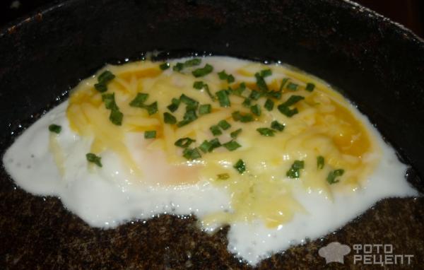 Жареное яйцо для лаваша