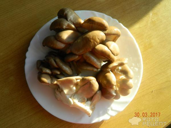 Салат Курица с грибами фото