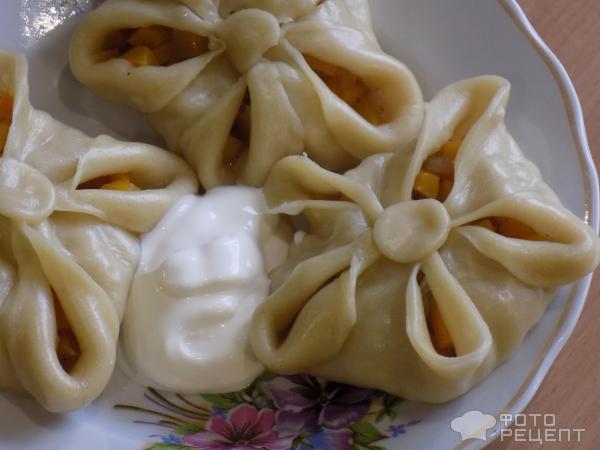 Манты овощные фото
