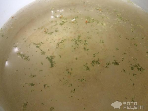 Суп с куриными фрикадельками фото
